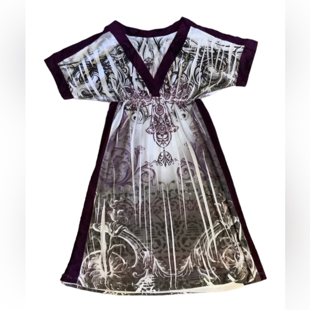 Mi Manchi purple dress | women’s medium | bathing suit cover up | summer light